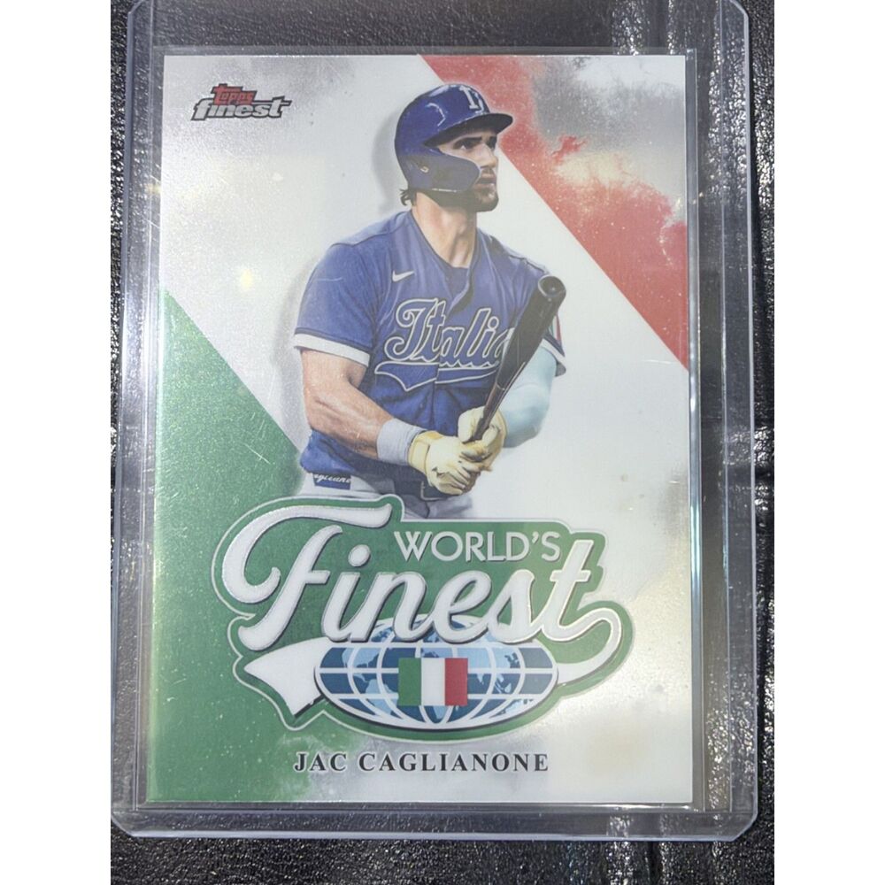 2026 Topps Finest World's Finest Jac Caglianone #WF-33 Italy Royals
